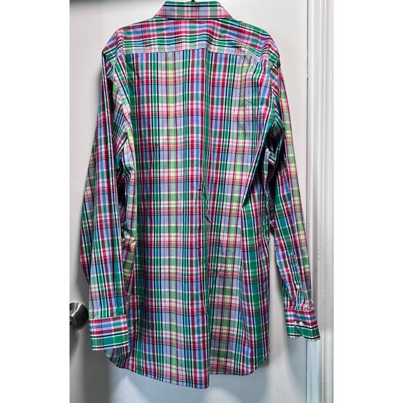 NWT TailorByrd Men’s 3XLT Shirt Multicolor Plaid Long Sleeve Button Big & Tall - Picture 2 of 10